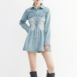 Mine denim one piece