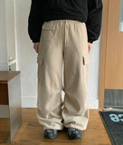 Login Banding Brushed Cargo Parachute Pants