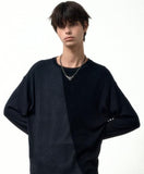 OBLIQUE LINE KNIT