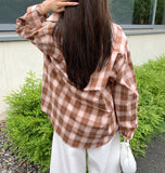Color Matching Shirt High Quality Loose Fit Long Sleeve Shirt
