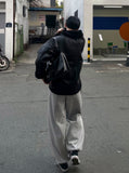 Lewis wide banding jogger pants