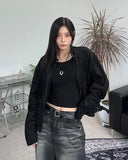 Nez suede biker jacket