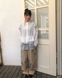 Havyu Flower String Windbreaker Jacket