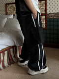 Nylon Trackline Cargo Pants