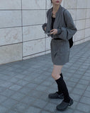 Ilu Nylon Windbreaker Skirt Set