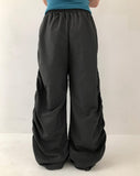 Meloteen Side Shirred Nylon Pants