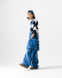[AG] Side Pocket Denim Balloon Overall