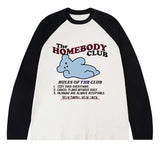 THB CLUB Vintage Raglan Long Sleeve T-Shirt