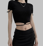 Ruto strap cropped tee