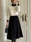 Shumare Pearl Knit Flare Skirt