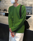 Luce ribbed V-neck knit
