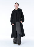 Balmacan over long coat