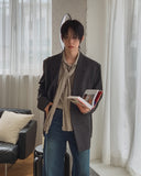 Roden Autumn Check Double Over Blazer
