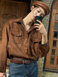 must leather beret