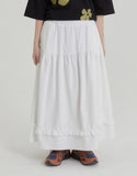 [BAONHAUS] Showcon Frill Long Skirt