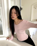 Chiron Slim Strap Off-Shoulder Knit