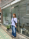 [unisex] Philend Washing Denim Wide Pants