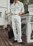 Take Belted Cotton Pants