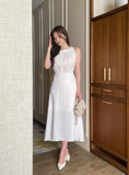Cosette Halter Flare Long One Piece