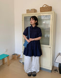 Mittens Tiered Shirt Short Sleeve One Piece