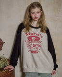 Creamy Candy Raglan Sweatshirt