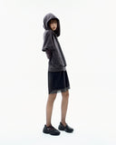 Frill Jersey Bomber Jacket