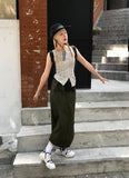 PIGMENT SLIT SLEEVELESS