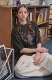HELLO FLOWER Pigment Short Sleeve Tee