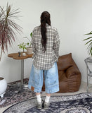 Mielo Wrinkle Check Shirt