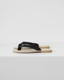 Toffee Leather Flip Flops