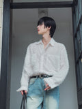 Ader Mohair Crop Shirt