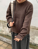 [Unisex] Furund Cashmere Warmer Round Long Sleeve Knit