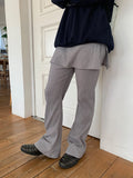 Omel Layered Banding Skirt Pants