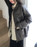 Kbon Overfit Leather Jumper