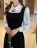Lobil Ribbon Collar Blouse