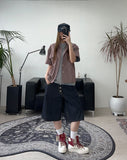 Rian Color Matching Layered Short Sleeve Tee