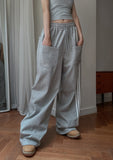 reverse pott track wide training pants
