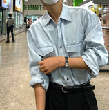 Light blue shirt
