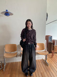 [unisex] Linon Washing Wide Denim Pants