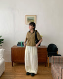 [BAONHAUS] Kerib Stripe Short Sleeve Hood Tee