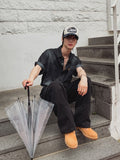 Mute Dyeing Wide Cargo Pants