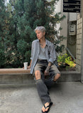 Vintage destroyed denim
