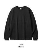Regular Double Cotton Plain Long Sleeve T-Shirts