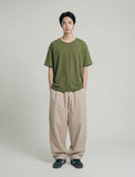 Boy Crop U-Neck Short Sleeve T-Shirt