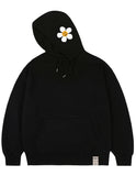 Side Hood Flower Hoodie