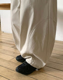[BAONHAUS] Kenas Cotton Banding Balloon Wide Pants