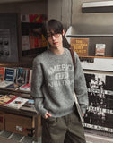 Soft Lettering Over Knit