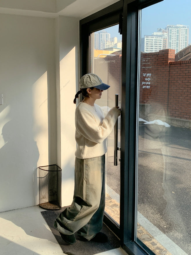 【BAON】Dontree Vintage Washed Denim Pants BAON (バオン) - ドントリービンテージウォッシュ加工デニム