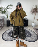 Raven Multi-Zipper Check Jacket