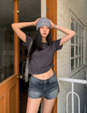 Titz eyelet crop short sleeve